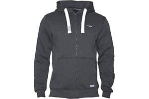 ROCK-IT Apparel Bluza z kapturem dla mężczyzn, zapinana na zamek błyskawiczny [rozmiary S-5XL] bardzo miękka tkanina premium – z kieszenią typu kangurka