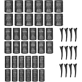KEYRI 48 Pieces Hair Curlers and Professional Roller Clips for Self-adhesive Curlers Pieces Hair Rollers Self Grip Large Hair
