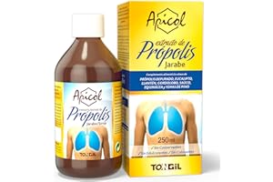 Jarabe para la Tos con Própolis, Pino y Equinácea | Expectorante para Expulsar Mucosidad, Suaviza la Garganta, Aumenta las Defensas | Sin Edulcorantes y Sin Gluten | 250 ml de Apicol Tongil