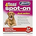 Johnsons 4Fleas Dual Action Flea and Lice Spot On For Large Dogs (Dogs over 25kg)