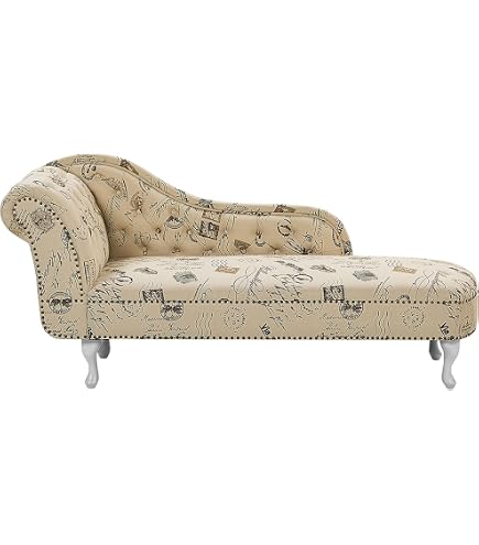 Chaise Longue Méridienne Chesterfield Côté Gauch
