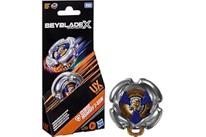 Beyblade X Curse Mummy 7-55W UX-boosterpaket med Takara Tomy-snurra av försvarstyp, stridssnurror att tävla med, från 8 år