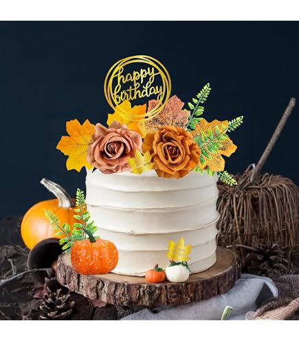 Personalzed Fall Weddng Cake Topper Autumn by CherryRedToppers, $190 Personalzed Fall Weddng Cake Topper Autumn by CherryRedToppers, $190