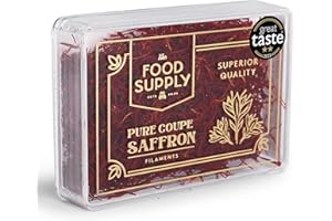 PICK N SAVE Saffron, Finest Pure Premium Saffron Safran, The Food Supply Saffron is CERTIFIED Grade A++, LAB TESTED, Highest Grade for Saffron for Tea, Paella, Rice, Desserts, Sweets (1g (Pack of 1))