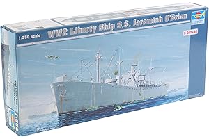 Trumpeter 1/350 Scale SS Jeremiah O'Brien WWII Liberty Ship Libertyship S.S O Brien, TSM-5301, Multicolore