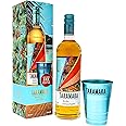 Takamaka Dark Spiced Rum Gift Pack with Beach Cup| 38% | 70cl | Spiced Rum From The Seychelles | Vibrant Tropical Fruit and Local Spices | Perfect for Gifting