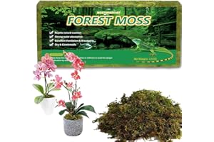 SOPSTUO Sphagnum Moss for Plants 5L Terrarium Reptiles Moss Green Dried Peat Moss Habitat Bedding Moss Real Moss Soil Cover for Houseplant and Other Reptiles Substrate