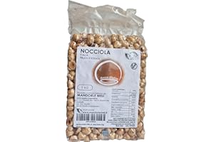 MANDORLE MELI Nocciole Pelate e Tostate - Frutta Secca Fonte di Vitamine e Fibre - Senza Glutine (1kg)
