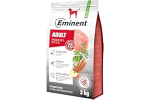 Eminent Adult | High Premium karma dla psów, bezglutenowa, sucha karma dla dorosłych psów, małych i średnich ras, 3 kg