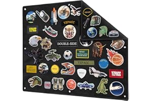 Yzpacc Panneau d'affichage de patches tactiques, Panneau pliable à surface en bouclette pour accrocher et ranger les patches militaires, de combat et de moral, destiné à l'armée et aux militaires