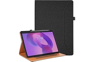 Vakarey Etui na Lenovo Idea Tab z uchwytem na długopis odporny na wstrząsy pokrowiec na tablet do Lenovo Idea Tab 11 cali TB336FU, czarny