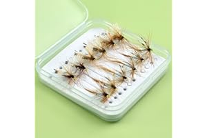 YAZHIDA | Fly Fishing Fly Fishing Set | Dry Fly | Wet | Nymph | One Mini Fly Box |