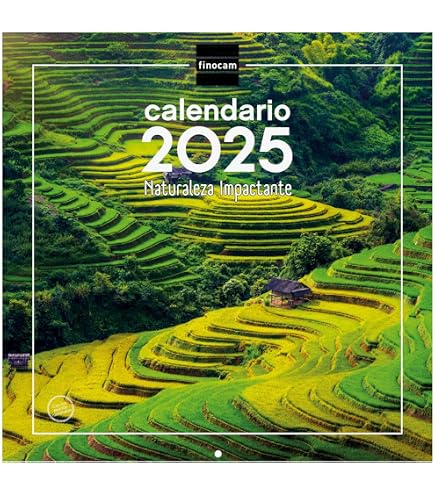 Calendrier Mural Finocam 2023 - 12 Mois Sur Le Thème Nature - Multilingue Avec Jours Fériés Internationaux