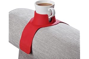 HIT PRODUCTS CouchCoaster - il portabicchiere ideale per il tuo divano, Rosso