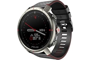 ‎POLAR Polar Grit X Pro Titan – Premium Outdoor-Multisportuhr mit GPS – Strapazierfähigkeit auf Militärstandard, Saphirglas, Pulsmessung am Handgelenk, Lange Akkulaufzeit, Navigation, M/L