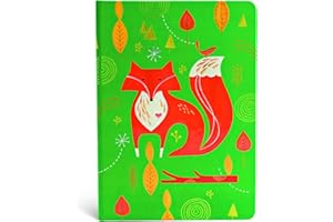 Carnet PAPERBLANKS Ligné - Midi 120×170mm - Les Amis Animaux de Tracy Walker série Monsieur le Renard