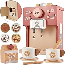 15 Pcs Service à Thé Enfant, Dinette Bois, Tea Set For Play