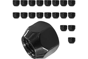 TRACER 20 dadi per cerchioni in acciaio M12 x 1,5 SW19 colore nero compatibile con Ford, Mazda, Toyota