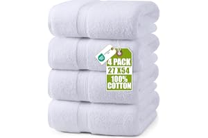 Utopia Towels - Badhandduksset, premium bomull 100% ringspunnet - snabbtorkande, mycket absorberande, mjuka handdukar, ideali