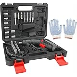 MDHAND 47 in 1 Mini Electric Screwdriver Set, 3.6V Li-ion 3.5N·m Max Torque, Cordless Screwdriver Perfect for Furniture Assem