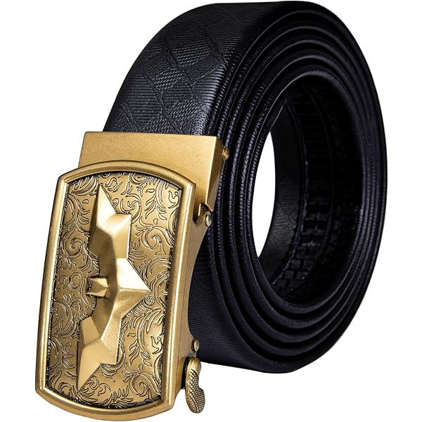 Barry.Wang Men's Ratchet Belt Buckle Only - Nickel Free Automatic Buckle For 1 3/8" Leather Straps - View #4
