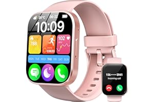 OUKITEL Smart Watch for Women, 1.91" HD Screen Smartwatch Answer/Make Calls, Fitness Watch with Heart Rate/Sleep/SpO2 Monitor, IP68 Waterproof, 140+ Sports Modes Activity Trackers for Android iOS