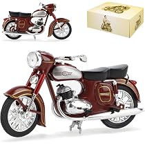 JAWA 354-04 ROSSO-ARGENTO 1:24 MOTO MODELLO/DIE-CAST 104 Modellini statici di mo