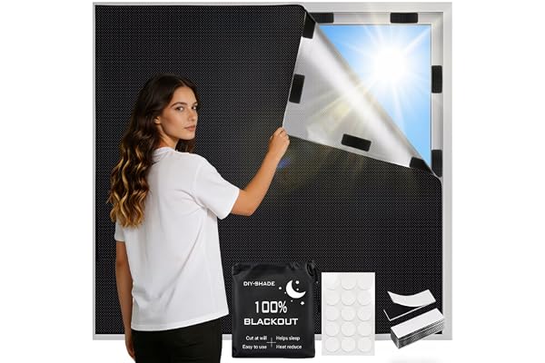 Blackout Blind 300x145cm Temporary Stick On