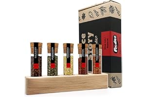‎FOODICO Foodico Geschenkbox Scharfer Chili I Geschenkset extrem scharfe handverlesene Chilisorten I Geschenke für sie und für ihn I Chili Set Geschenkidee für Hobbyköcher