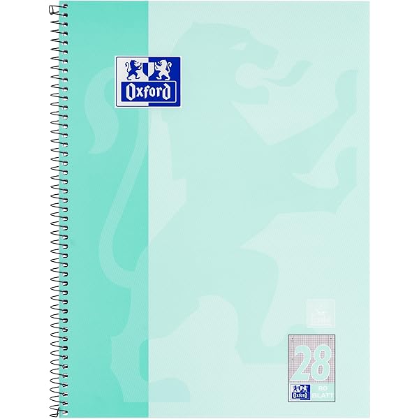 Faber Castell 10419 - Collegeblock DIN A4, 80 Blatt / 90g/m², FSC-Mix zertifiziert, feines holzfreies Schreibpapier, Made in Germany, kariert - Rand beidseitig, 1 Stück