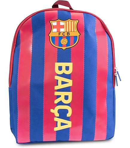 Zaino FC Barcelona Ufficiale - Design Rosso-Blu, Nylon, Tasche Laterali, 40x30x14 Cm - Foto 5