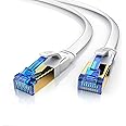 CSL – Câble réseau plat CAT 8.1 15 m 40 Gbits – Câble réseau LAN – Câble Ethernet CAT 8 Gigabit RJ45 – Vitesse de fibre optiq