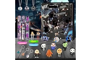 Holyhcx Calendrier de L'avent 2025,Calendriers de l'avent Enfant avec 24 Poupées,Calendrier Avent 2025 pour Filles,Garçons,Fans,Compte à Rebours de 24 Jours Avant Noël Cadeaux (XQS-1)