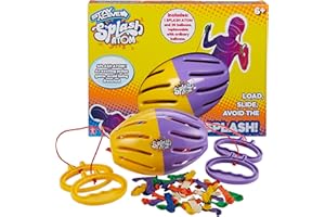 sanja (hk) S07500 Stay Splash Atom, Outdoor and Indoor Family Toy, Active Fun, Girls, Boys Game, Yellow