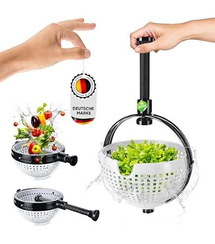 Primeside Bamboo Salad Spinner, 2-in-1 Salad Spinner with Lid + Bamboo  Salad Bowl, Coated Bamboo Salad Spinner with Beading Effect, Capacity 3  Litres : Amazon.de: Home & Kitchen