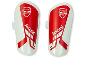 Hy-Pro Arsenal - Parastinchi antiscivolo per bambini dai 10 ai 12 anni, taglia unica, K-REY-AR07423