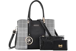 VINBAGGE Womens Leather Handbag Designer Shoulder Tote Crossbody Bag Elegant Top Handle Bag for Ladies