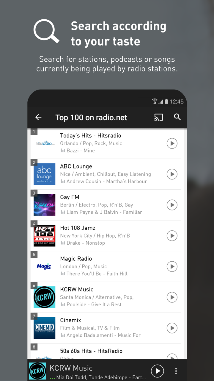 Free radio app Listen to live FM AM music