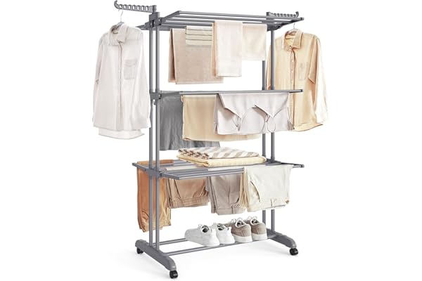 ✅ SONGMICS Étendoir à Linge