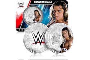 FANTASY CLUB Shawn Michaels WWE 32 mm Moneta da collezione ufficiale – Omaggio al Rompacuori – Edizione limitata per fan e collezionisti