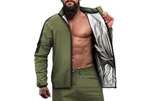 RDX Traje Sauna Mujer Hombre Adelgazante, Reach Oeko Tex 100 Certificado, Chándal para Perder Peso Traje para Adelgazar, Deportes Fitness MMA Boxeo Gimnasio Correr Yoga, Conjunto de Pantalón Superior