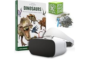 LET'S EXPLORE OCEANS Let's Explore Wildlife VR Headset for Kids & Adults, STEM Educational Virtual Reality Headsets/AR Glasses VR Set for Android Smartphones & iPhone