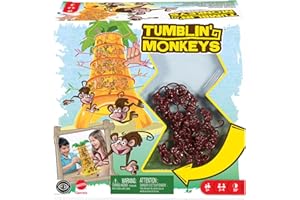 Mattel Games Monos Locos, Juegos de Mesa para niños +5 años, 2-4 Jugadores, partidas de Aproximadamente 30 min (52563)