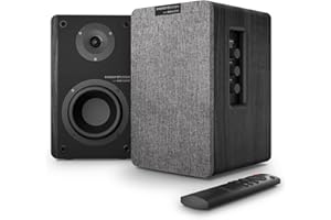 Energy Sistem Studio Monitor 4 Hi Fi Altoparlante Attivo 2.0, Bluetooth 5.0, 50 W, Subwoofer, Ingresso ottico TOSLINK, Porta HDMI ARC Ingresso RCA Doppio, Case con porta HDMI ARC CEC