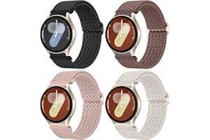 Oumida 4 Pack Elastic Solo Loop for Samsung Galaxy Watch 7 Straps 40mm/44mm Women Men, Soft Adjustable Stretchy Replacement Straps for Samsung Galaxy Watch 7/6/5/4/FE/6 Classic 43mm 47mm/5 Pro 45mm