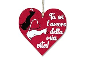 CARISPIBET Tu sei l'amore della mia vita | segno decorativo per la casa regalo decorazioni per il soggiorno segni di cucina 12 x 12 cm