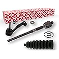 febi bilstein 40515 Tie Rod with end fitting, boot, and additional parts, pack of one