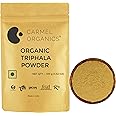 CARMEL ORGANICS Triphala Fruits Powder 100 Grams | Jaivik Bharat Certified | Triphala Churn | Helps Relieve Constipation | Non-GMO | No Added Preservative