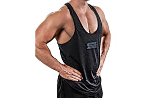 Satire Gym Canottiera Palestra Uomo - Stringer Gym in Vari Colori e Dimensioni - Canotte Palestra Uomo Bodybuilding - Abbigliamento per Il Fitness