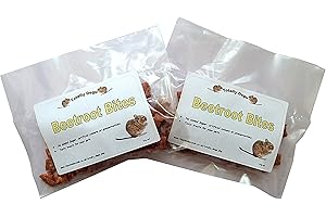 TOTALLY DEGU Good Degu Beetroot Bites- Degu treats 2-pack